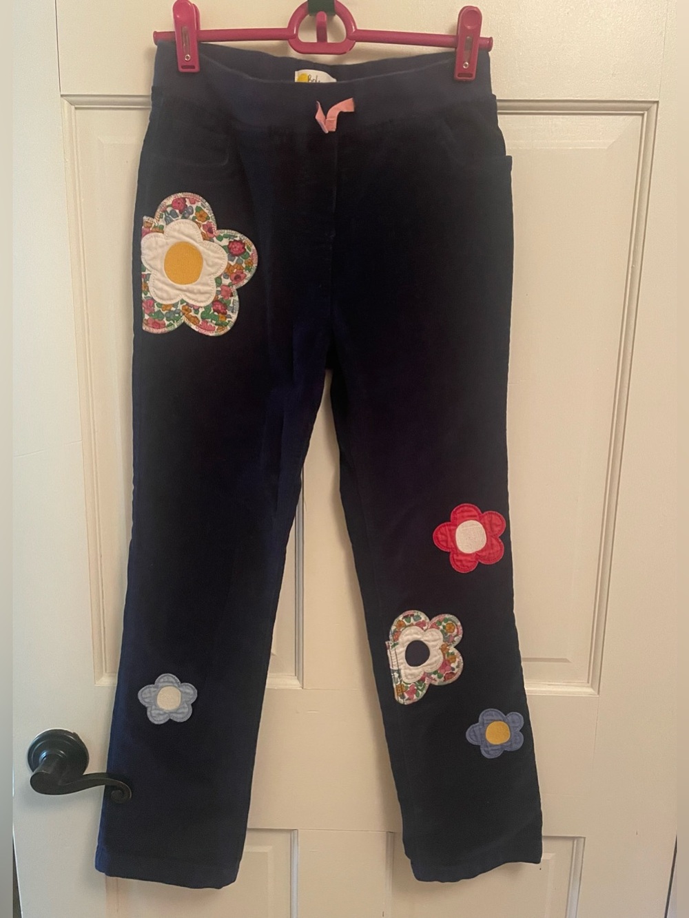 Mini Boden Navy Velvet Corduroy Pants 10